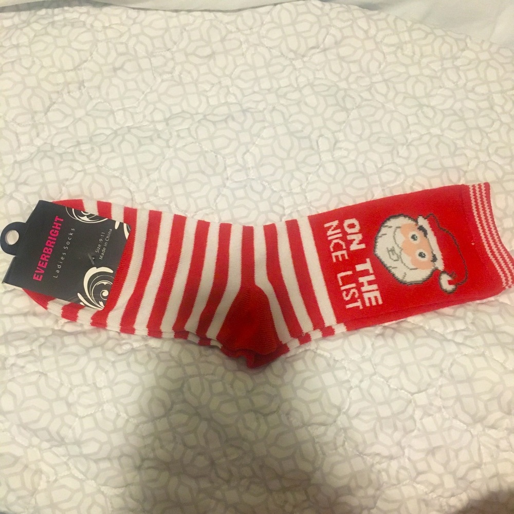 NWT Holiday Socks, Women’s Size 9-11